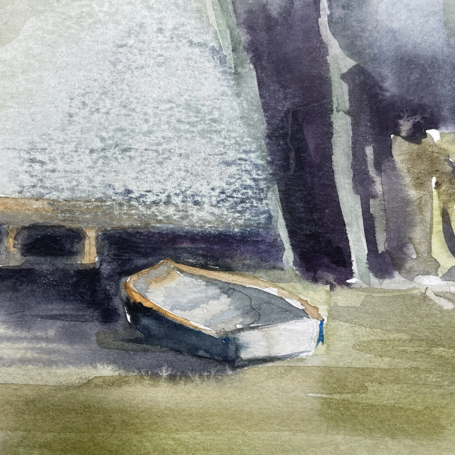 Arrival - original watercolor